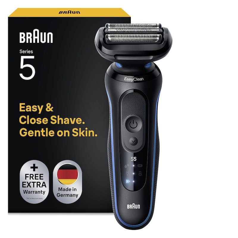 Braun Shaver Series 5 Rasoio Elettrico 52-B1000S BLU