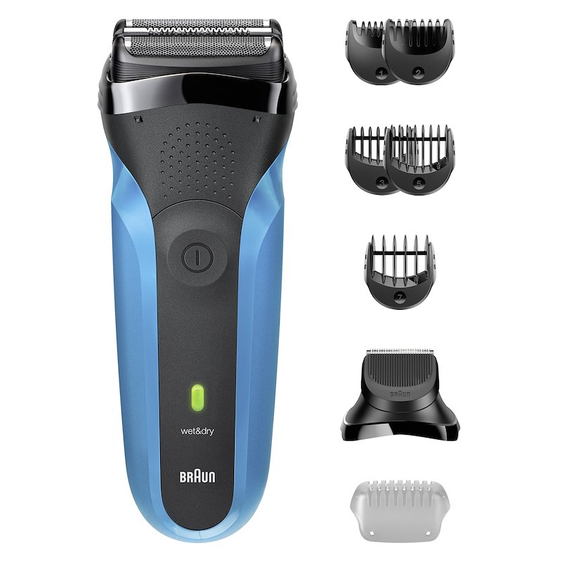 Braun Shaver Series 3 Rasoio Elettrico 310bt Blu