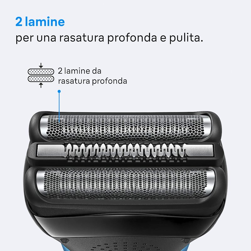 Braun Shaver Series 3 Rasoio Elettrico 310bt Blu