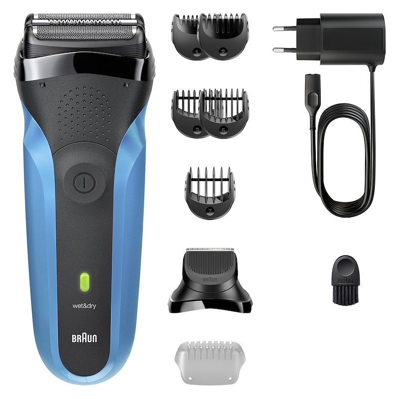 Braun Shaver Series 3 Rasoio Elettrico 310bt Blu