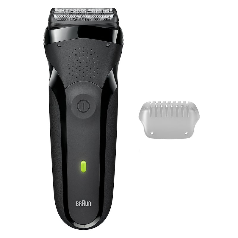 Braun SHAVER Series 3 Rasoio Elettrico 300 BLK/BLK Grigio