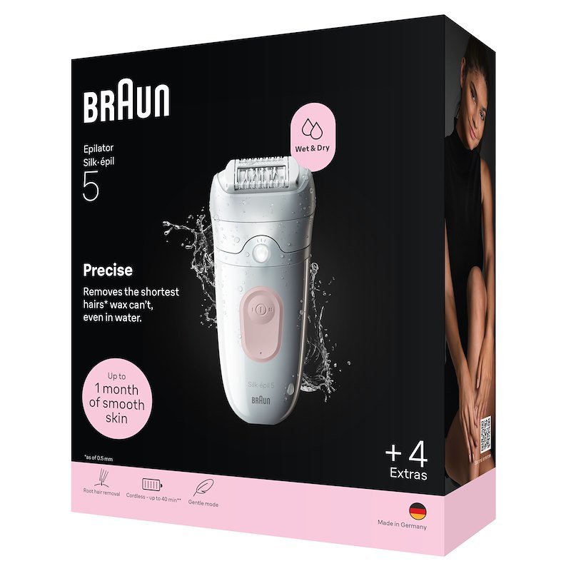 Braun Epilatore wet & dry Silk·épil 5 Se 5-041 Rosa Flamingo