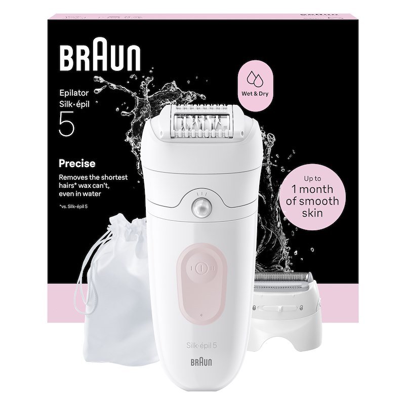 Braun Epilatore wet & dry Silk·épil 5 Se 5-041 Rosa Flamingo