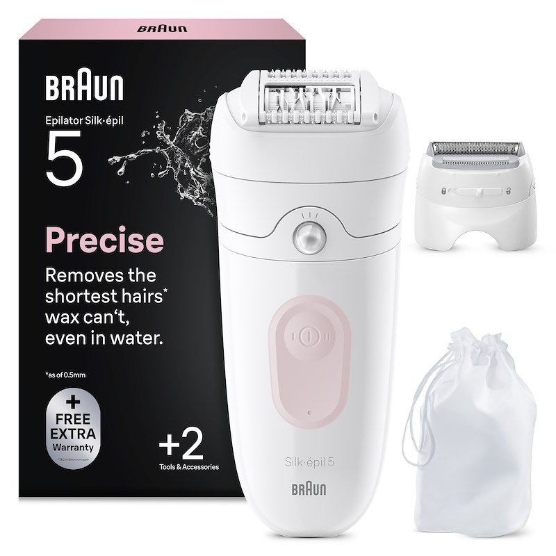 Braun Epilatore wet & dry Silk·épil 5 Se 5-041 Rosa Flamingo
