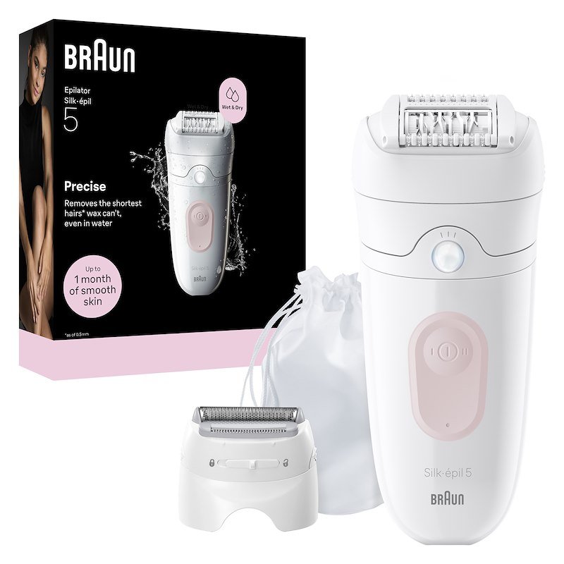 Braun Epilatore wet & dry Silk·épil 5 Se 5-041 Rosa Flamingo