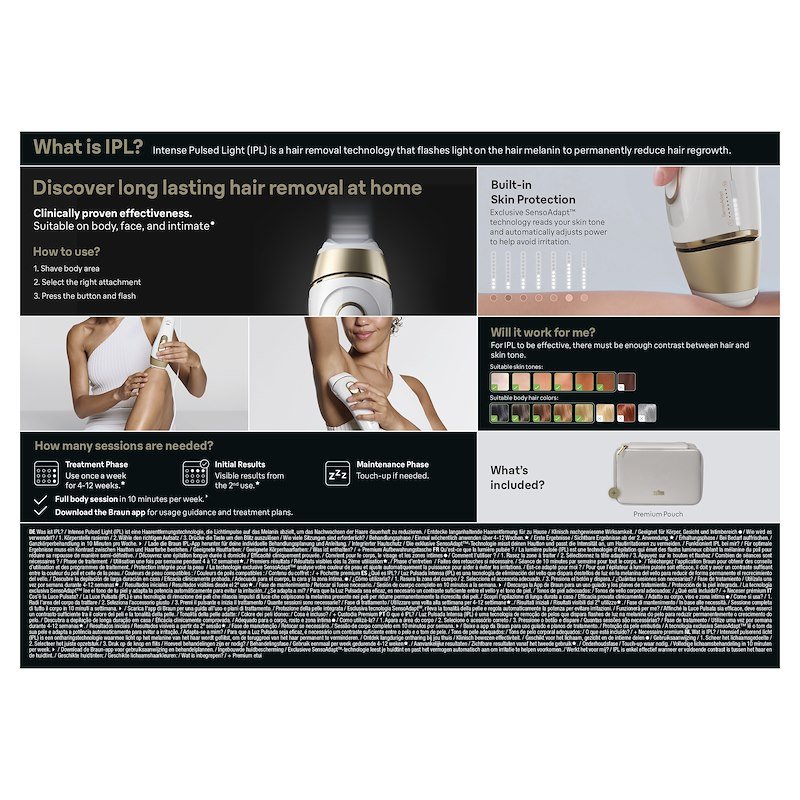 Braun Luce Pulsata Pl5210 Bianco Oro