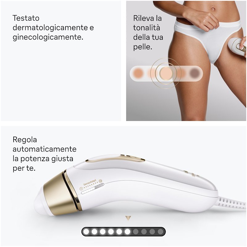 Braun Luce Pulsata Pl5210 Bianco Oro