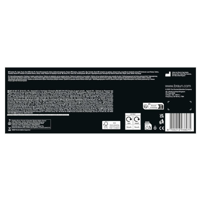 Braun Dispositivo Luce Pulsata Smart IPL Pl7211
