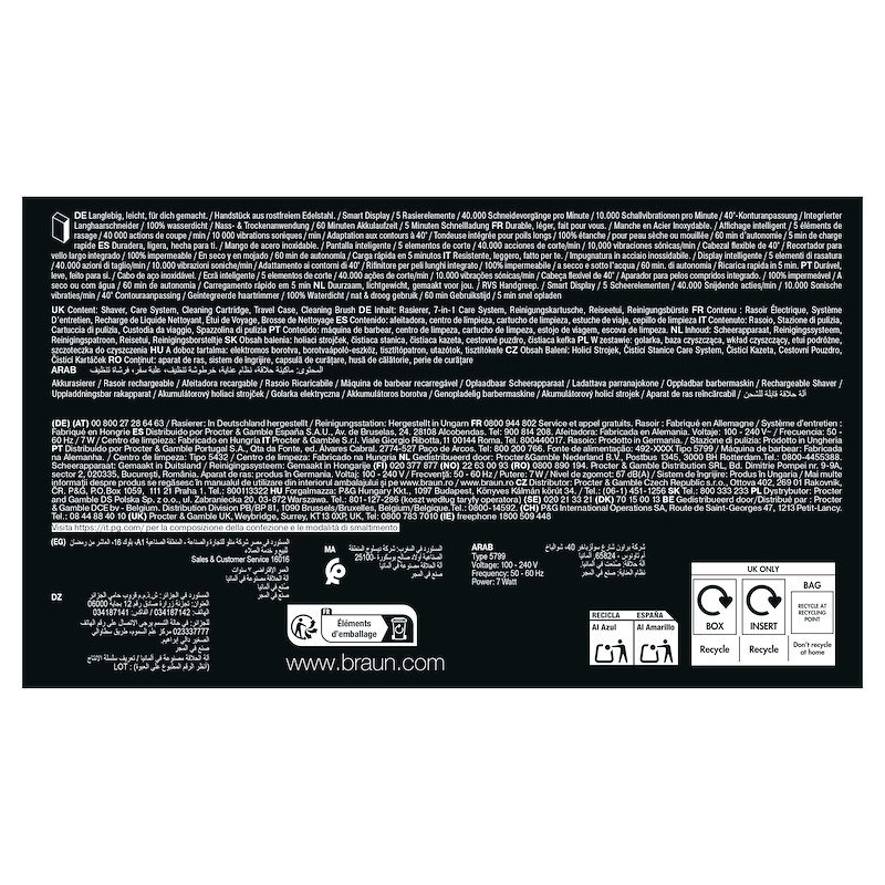 Braun Rasoio Elettrico Barba Nevo 11000c