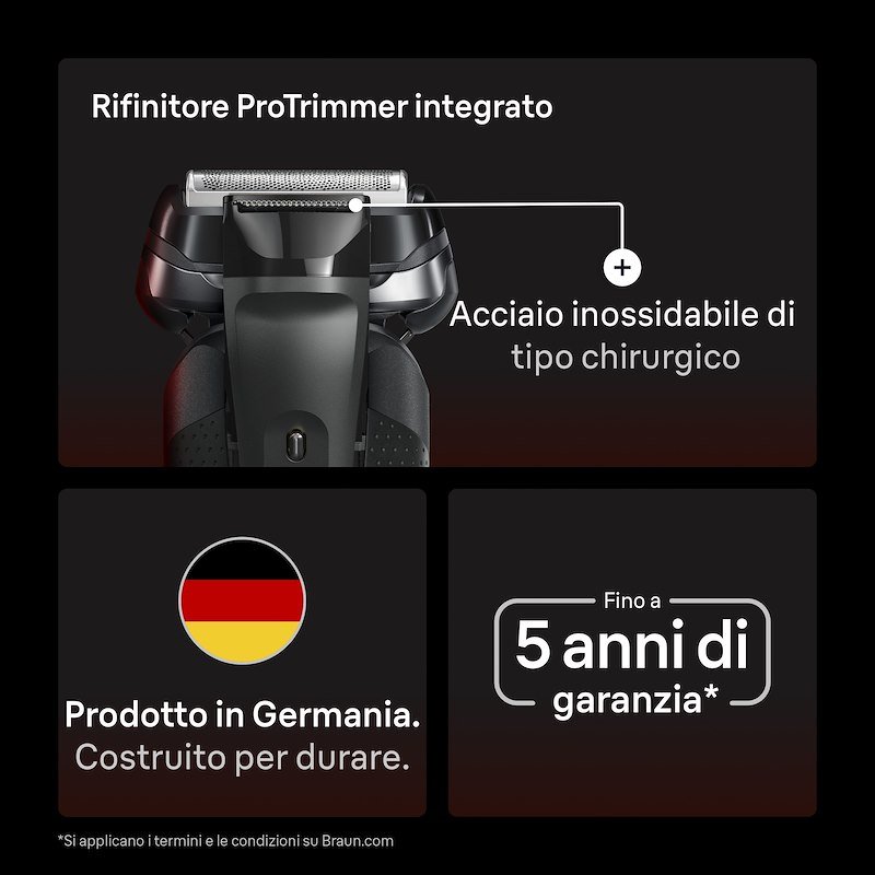 Braun Rasoio Elettrico Series 9 9150cc Sport