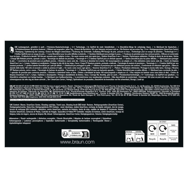 Braun Rasoio Elettrico Series 9 9150cc Sport