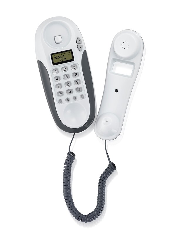 Brondi Telefono fisso Kenoby Cid grigio-bianco