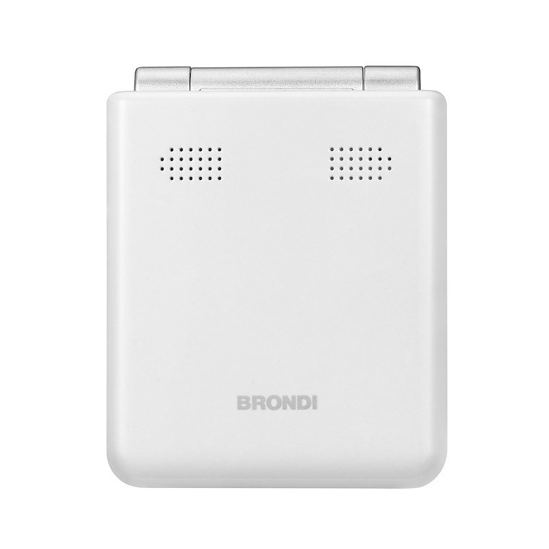 Brondi Cellulare Senior FLIPPER White Metal