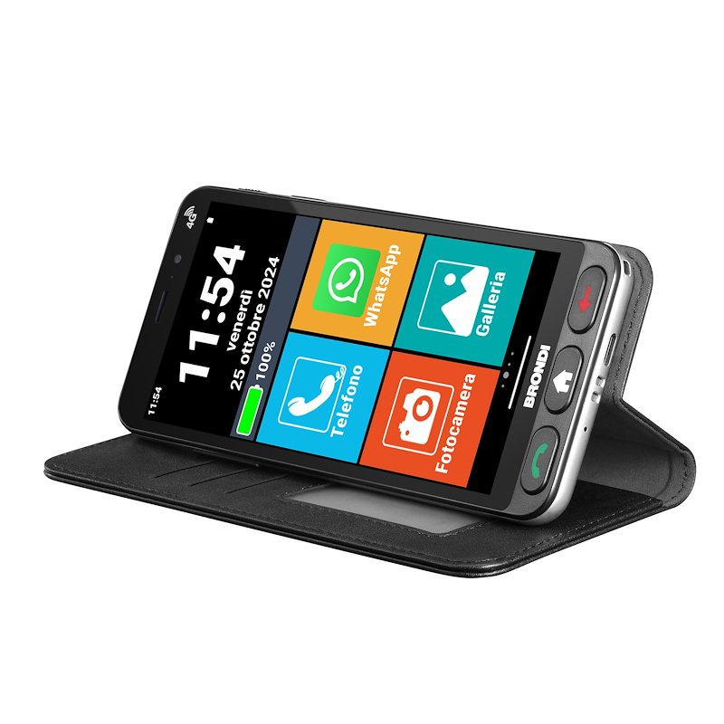 Brondi Cellulare Amico Vero 4g+ Nero