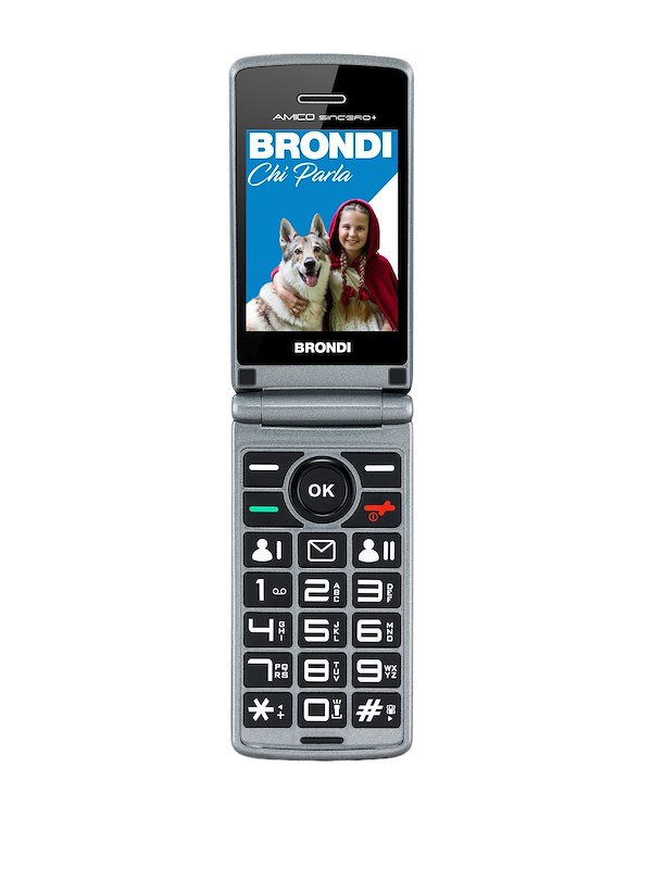 Brondi Telefono Amico Sincero+ Nero