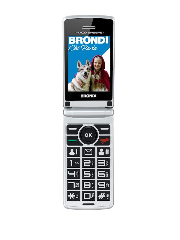 Brondi Telefono Amico Sincero+ Grigio