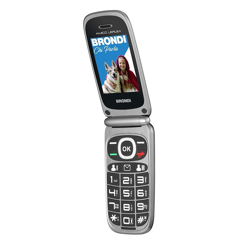 Brondi Cellulare Amico Leale+ Black metal