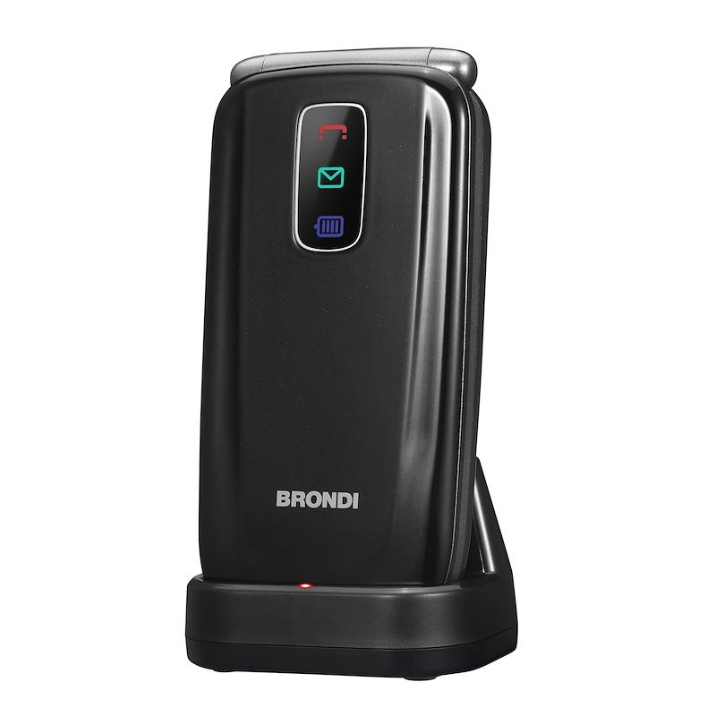Brondi Cellulare Amico Leale+ Black metal