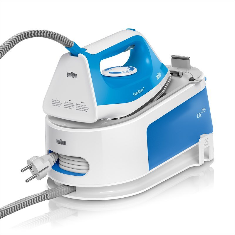 Braun Sistema stirante CareStyle 1 IS1012BL Bianco/Blu