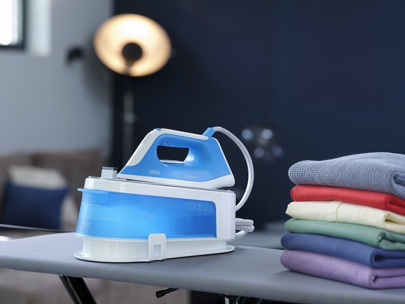 Braun Sistema stirante CareStyle 1 IS1012BL Bianco/Blu