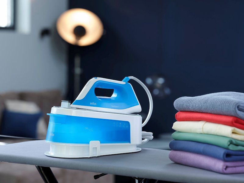 Braun Sistema stirante CareStyle 1 IS1012BL Bianco/Blu