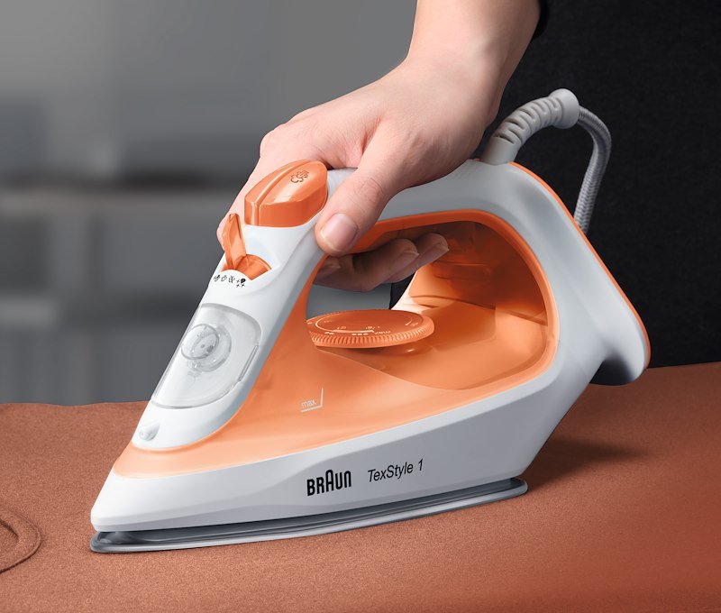 Braun Ferro da stiro a vapore TexStyle 1 SI1009OR Arancione