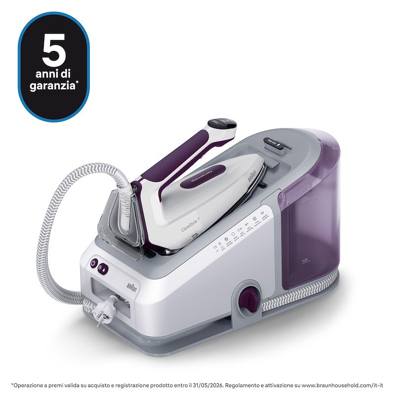 Braun Sistema Stirante CareStyle 7 IS7266VI Bianco Viola