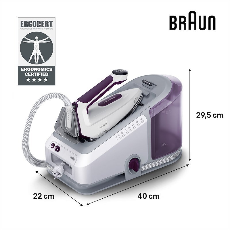 Braun Sistema Stirante CareStyle 7 IS7266VI Bianco Viola