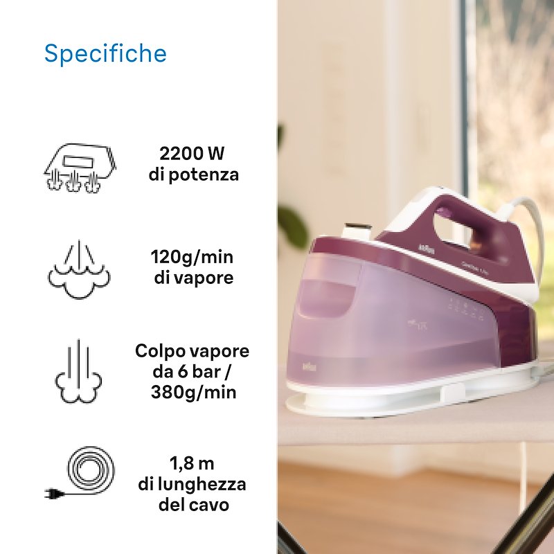 Braun Sistema Stirante CareStyle 1 PRO IS1514VI Viola