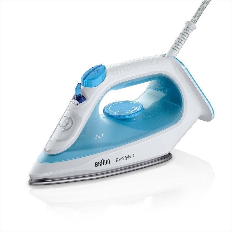 Braun Ferro da stiro a vapore TexStyle 1 SI1050BL Bianco Blu