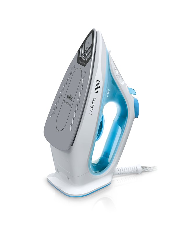 Braun Ferro da stiro a vapore TexStyle 1 SI1050BL Bianco Blu