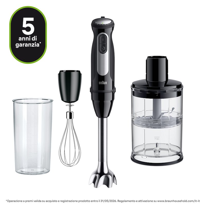 Braun Frullatore ad Immersione MQ55.254M