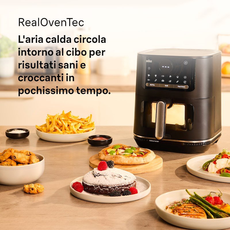 Braun Friggitrice ad Aria MultiFry 5 Hf5073 Nero