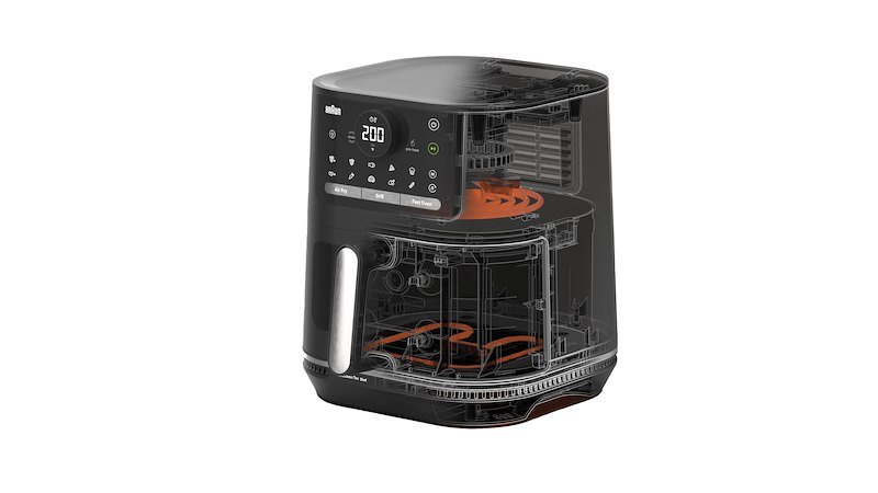 Braun Friggitrice ad Aria MultiFry 5 Hf5073 Nero