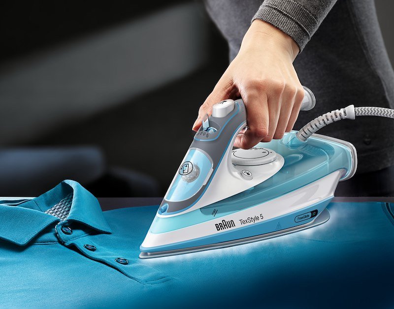 Braun Ferro da stiro a vapore FreeStyle 5 SI5006BL Bianco/Blu