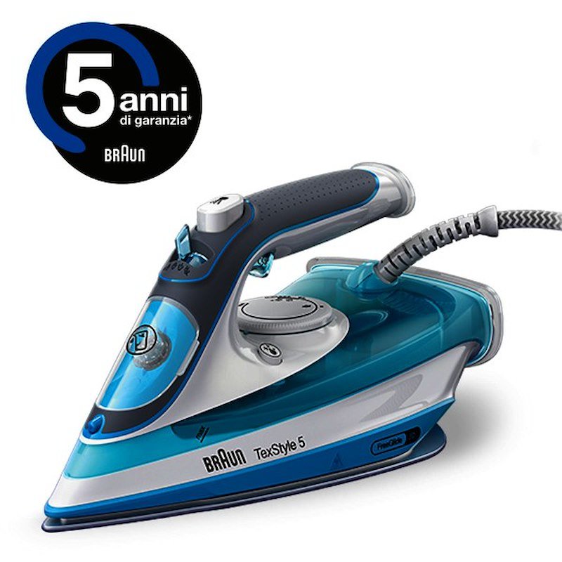 Braun Ferro da stiro a vapore FreeStyle 5 SI5006BL Bianco/Blu