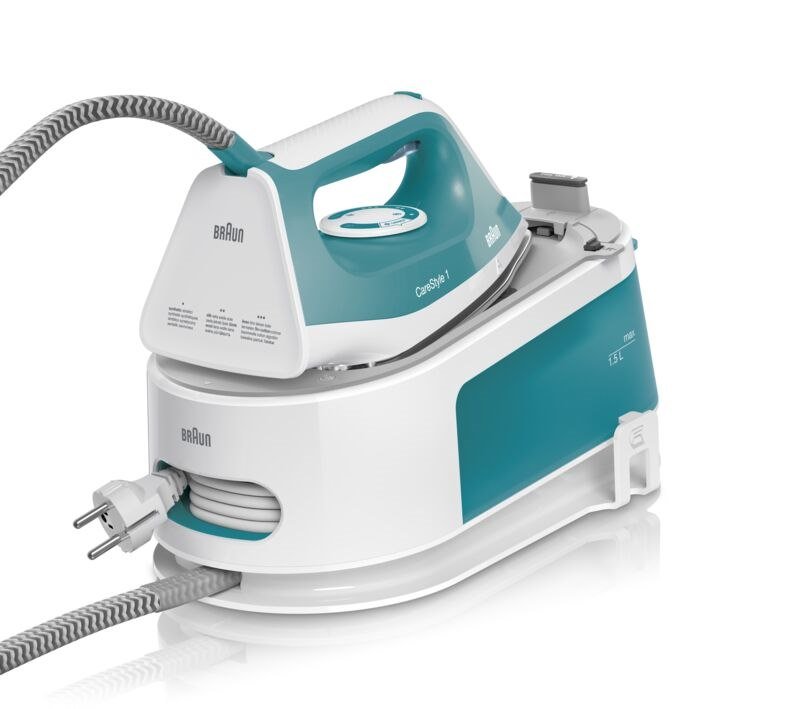 Braun Sistema stirante CareStyle 1 IS1013GR Bianco/Turchese