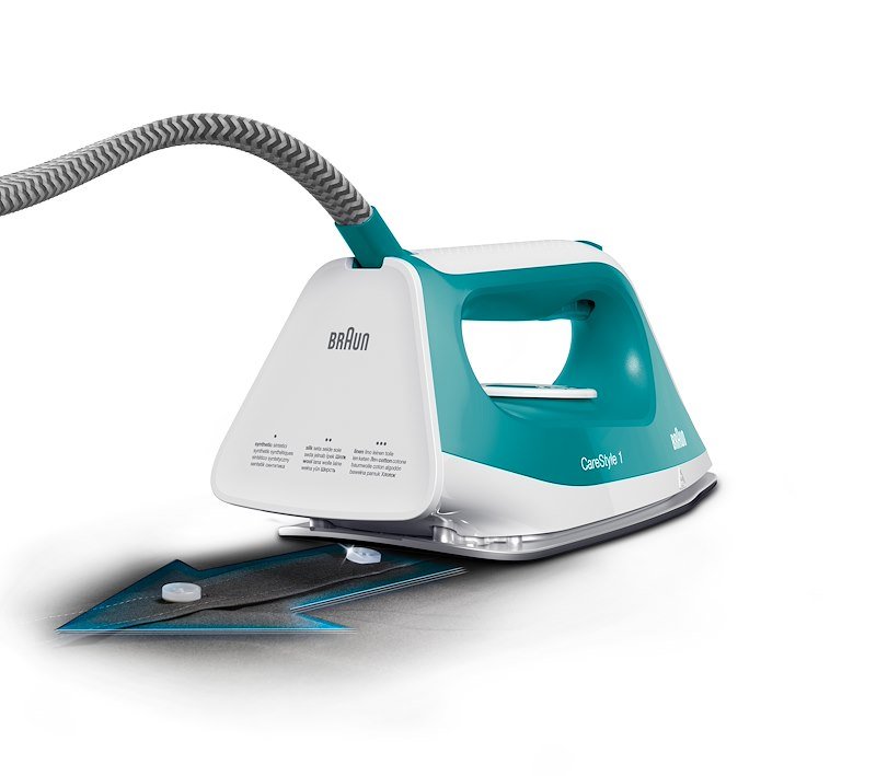 Braun Sistema stirante CareStyle 1 IS1013GR Bianco/Turchese