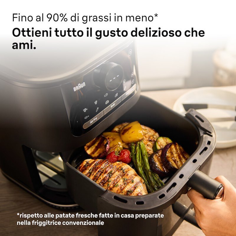 Braun Friggitrice ad aria MULTIFRY 5 Hf5075ibk Nero opaco