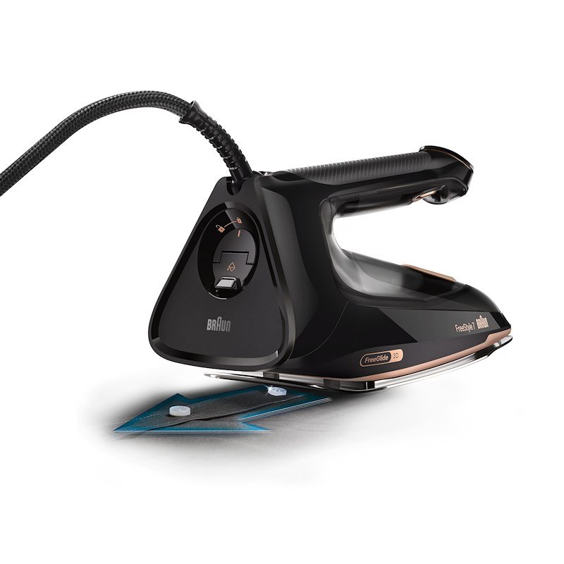 Braun Ferro a vapore FREESTYLE 7 Fi7276bk Nero / Rame