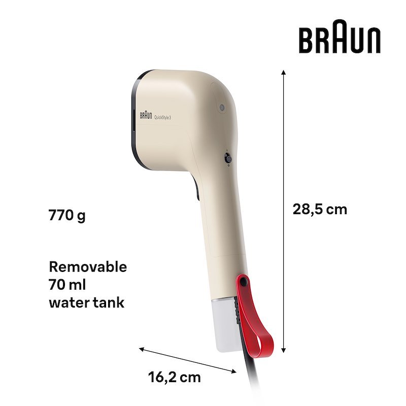 Braun Stiratore verticale QuickStyle 3 Gs3012bg BEIGE