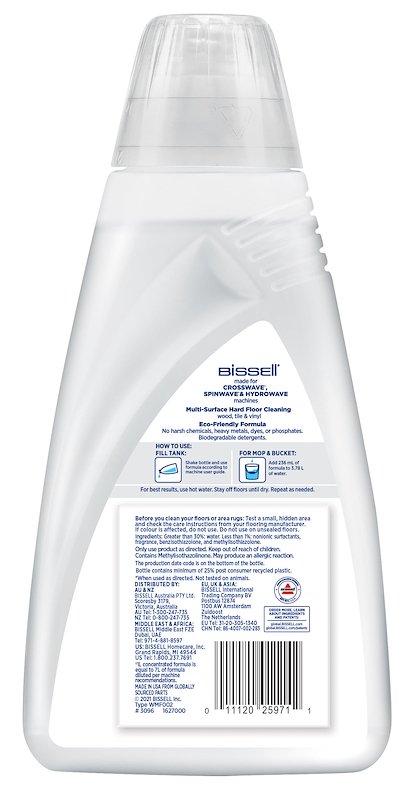 Bissell Natural Multi-Surface Floor Cleaning Solution 1L 3096