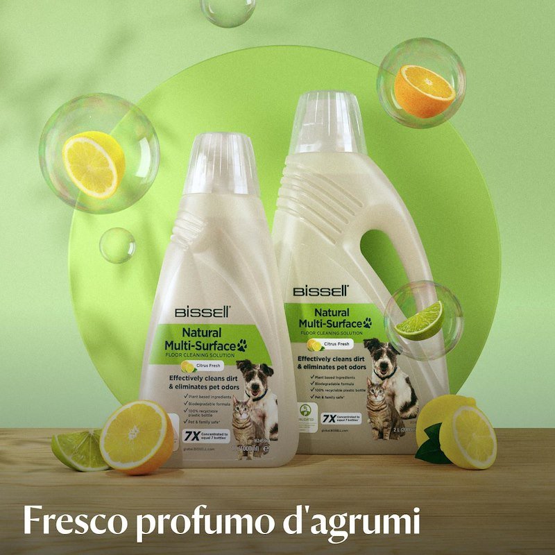 Bissell Natural Multi-Surface Pet Floor Cleaning Solution 2L 3122