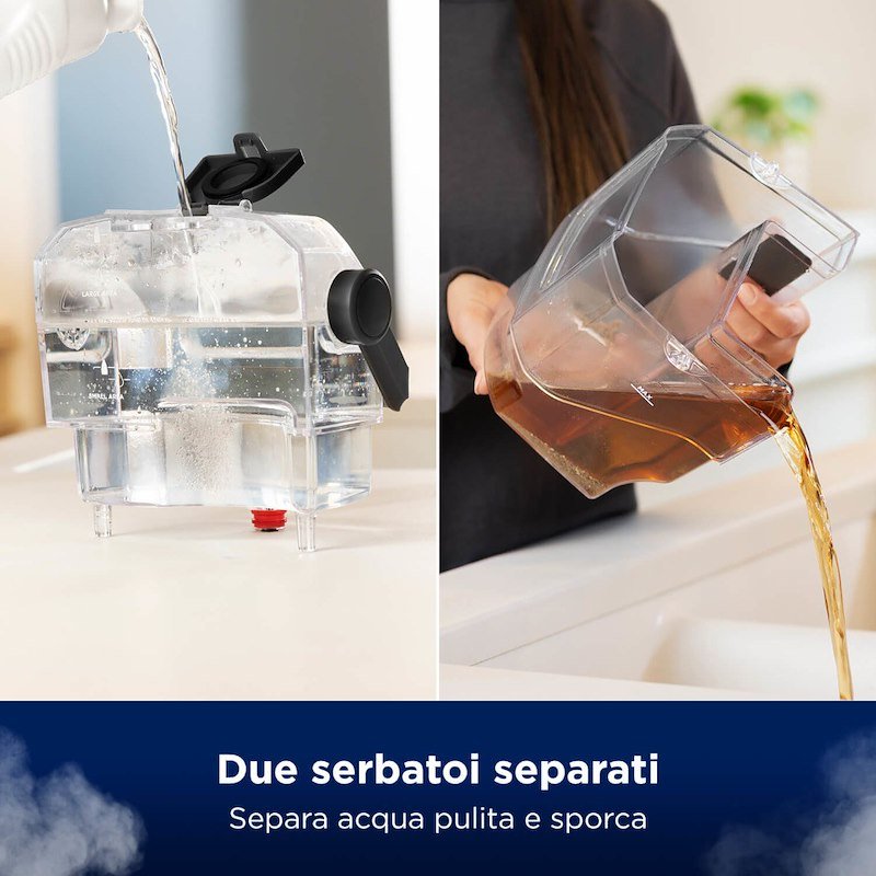 Bissell Smacchiatore Spotclean Hydrosteam Pro Nero