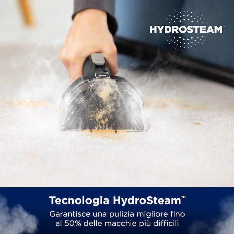Bissell Smacchiatore Spotclean Hydrosteam Pro Nero