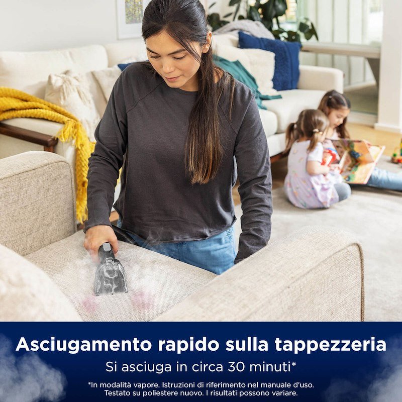 Bissell Smacchiatore Spotclean Hydrosteam Pro Nero