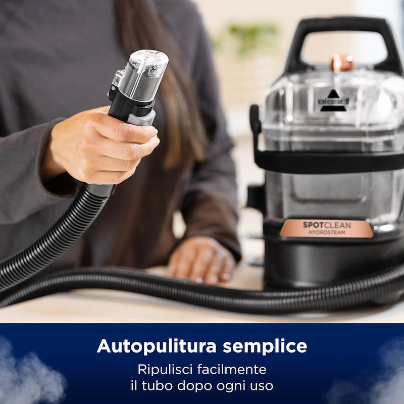Bissell Smacchiatore Spotclean Hydrosteam Pro Nero