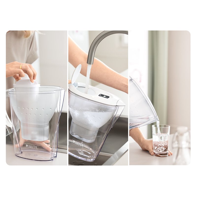 Brita Caraffa Filtrante Marella 1051465 Bianco