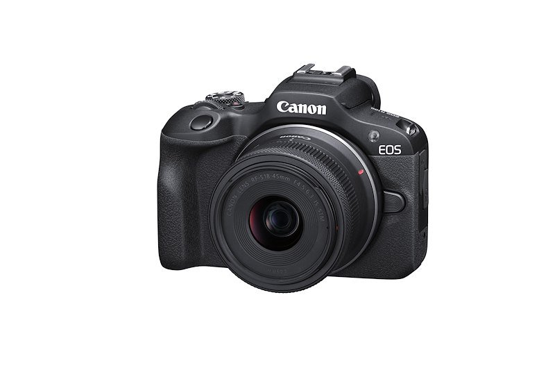 Canon Fotocamera Mirrorless Eos R100 Bk + Rf-s 18-45mm Is Stm