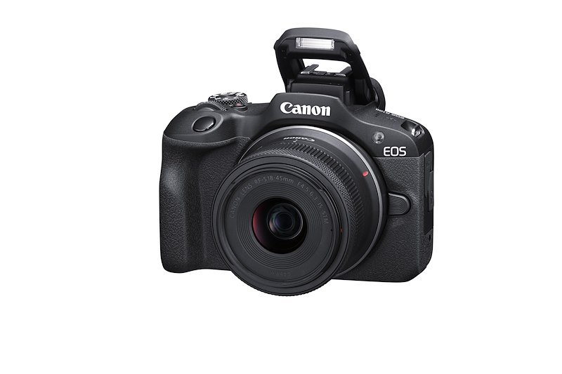 Canon Fotocamera Mirrorless Eos R100 Bk + Rf-s 18-45mm Is Stm